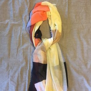 C by Bloomingdale’s colorblock wrap scarf